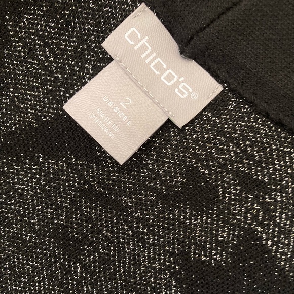 Chico’s Jacquard Ombre Scroll Print Tank and Cardigan Set Size L - Picture 15 of 16